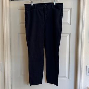 Women’s Navy Blue Old Navy High Rise Pixie Pants 16 Tall